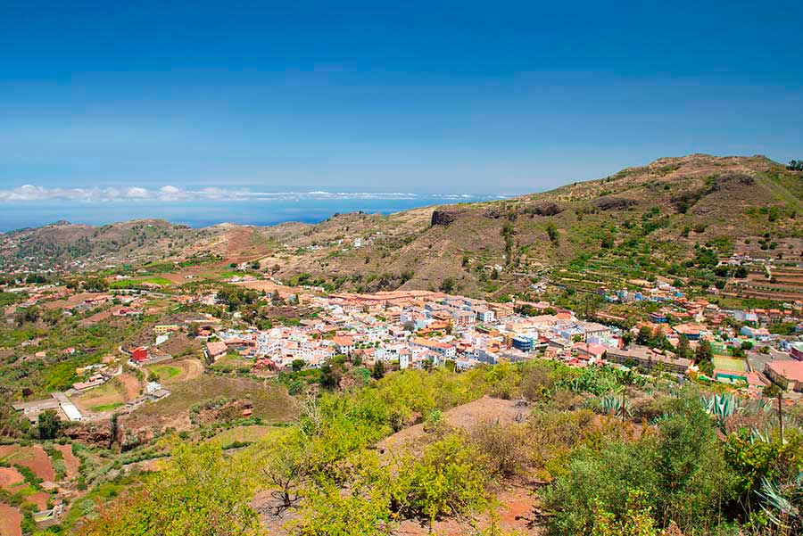 Gesamtansicht der Vega de San Mateo